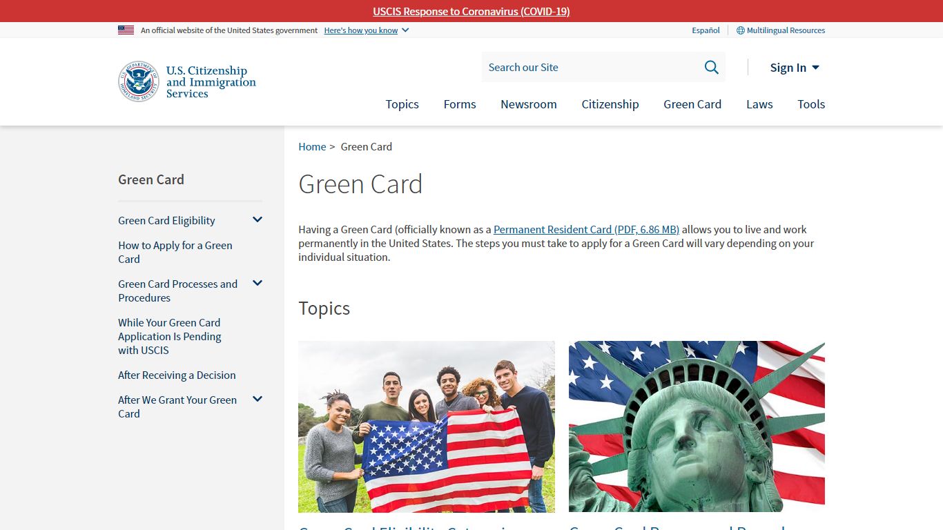 Green Card | USCIS